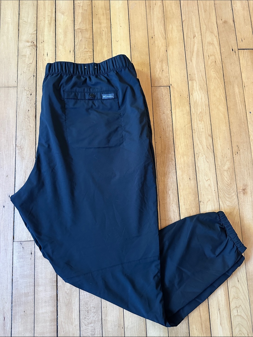 Columbia Men's Black Elastic-Waist Joggers